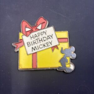 Vintage Happy Birthday Mickey Magnet Plastic